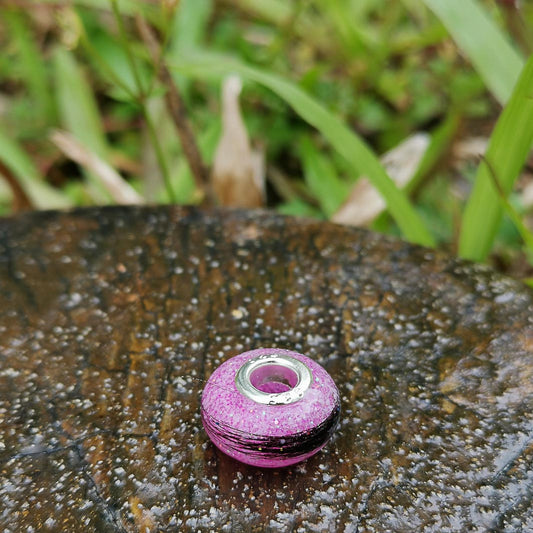 Breastmilk European Bead with Baby's hair